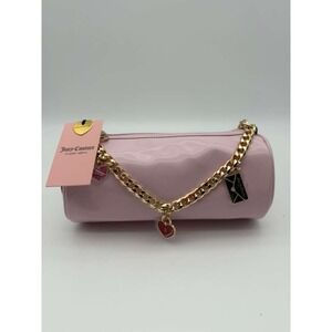 Juicy Couture "Not Your Babe" Shoulder Bag - Pink Logo Purse‎ with Charms NWT